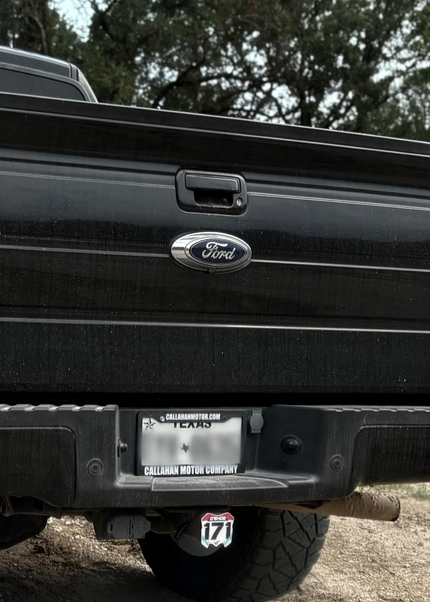 Custom Trailer Hitch Number Plate