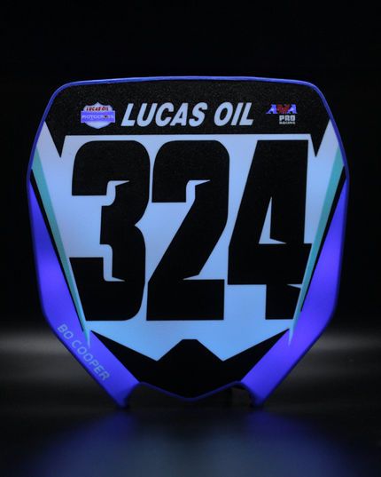 Custom Number Plate Light Box