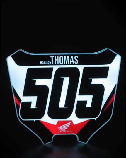 Custom Number Plate Light Box