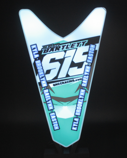 Custom Number Plate Light Box