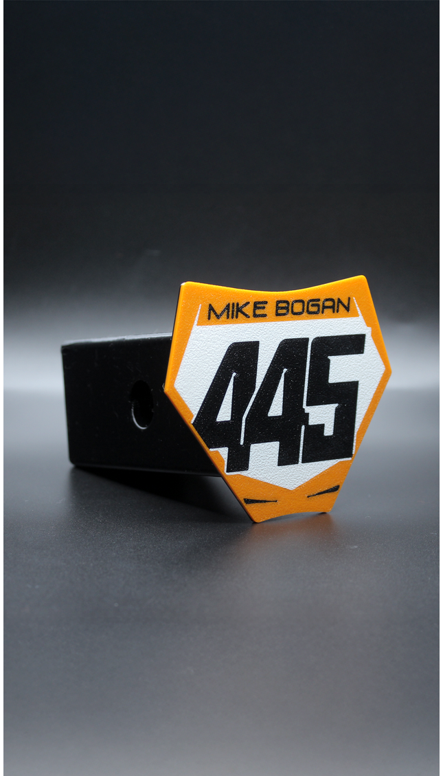 Custom Trailer Hitch Number Plate