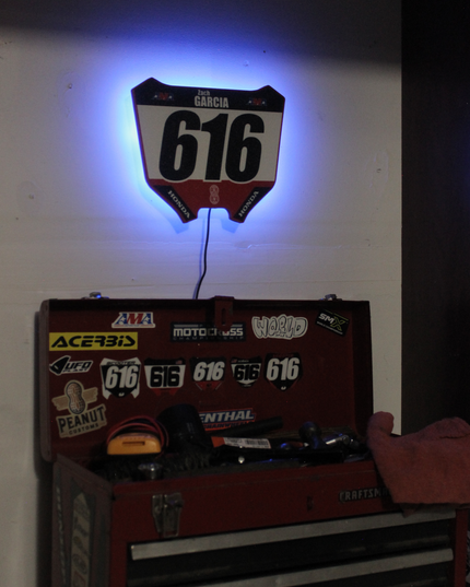 Custom Offset Number Plate