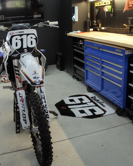 Number Plate Garage Rug
