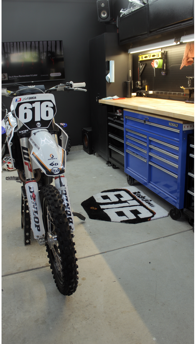 Number Plate Garage Rug